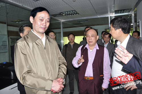 农业部副部长余欣荣莅临创世纪转基因调研 